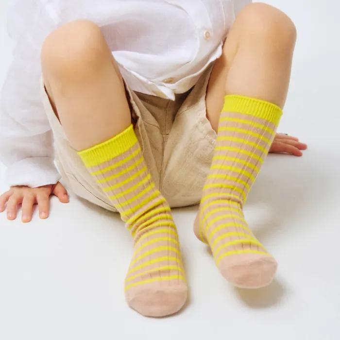 Kids Mono Stripe Yellow