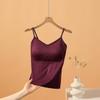 Canottiera da Donna con Spalline Sottili e Reggiseno Imbottito Integrato Top Interno Pezzo Unico