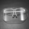Black Frame Butterfly Face Shield Goggles - Anti-Sand & Splash, Clear Protection