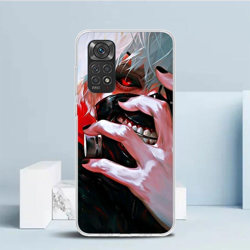 G-Ghoul Tokyo Kaneki Ken Soft Cover for Xiaomi Redmi Note 15 14 13 12 Pro Plus Phone Case 14S 11S 11T 11E 10S 10 4G Pattern Shel