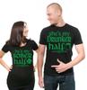 Saint Patricks Day Funny Couple Maternity Pregnancy Holiday Tee Shirts