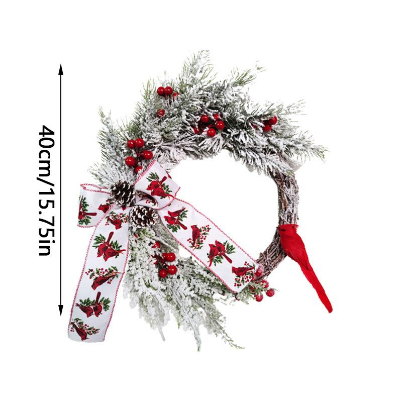 

Новая дверь, подвесное патио, украшение для окна, праздничная сцена, установка, Рождество, Красный Ровер 40cm