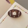Cream dessert applies to Apple 17pm mobile phone case iphone16 three-dimensional puppy biscuits 14 all-inclusive soft 15 bracket