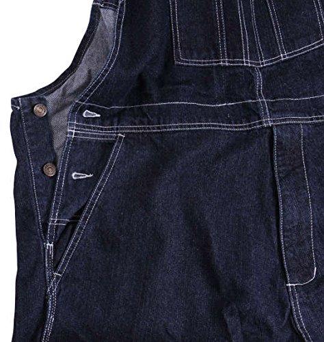 Big M1 Mc.S.P Denim Overalls, Navy, 1154-5301-2 [Sizes 3L, 4L, 5L, 6L, and 8L] Men's Plus Size [Size 3L]