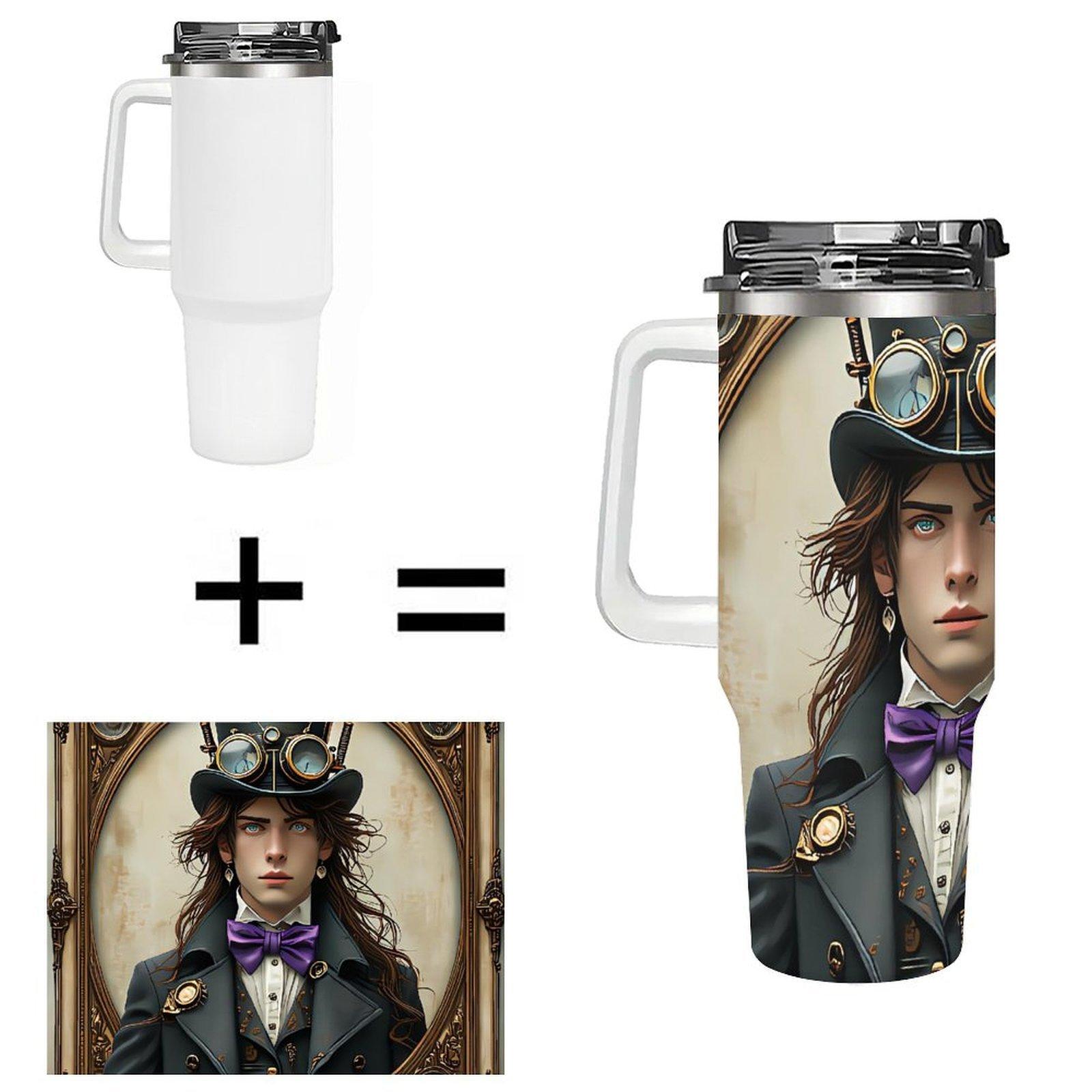 40oz Personalized Stainless Tumbler for Museum Gift Shop Merchandise 40oz(1133.98g) белый
