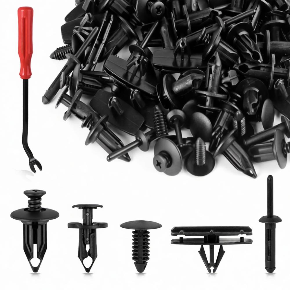 Universal Car Bumper Fender Liner Rivet Clips Nylon Fastener Push Pin Retainer Assortment Kit For Automotive Door Panel Trunk