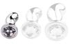 Plug Bijou BEAN SILVER S 6 X 2.3cm - SM Fantasy - Anal Jewelry