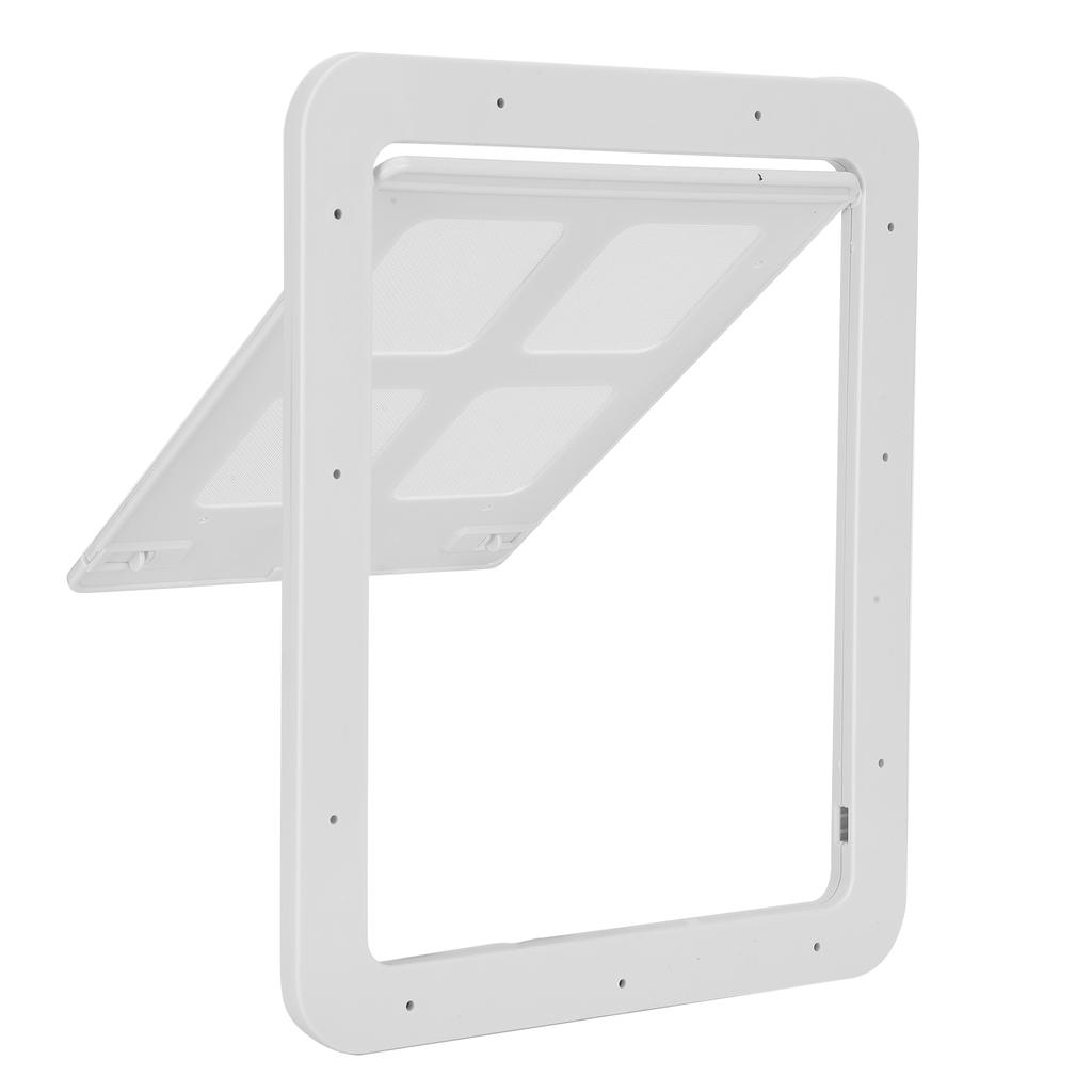 Pet Small Dog Cat Screen Door Sliding Screen with Magnetic Flap Supply Ventilationwhite Large