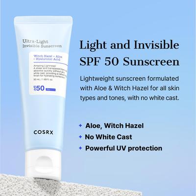 Ultraleichter Unsichtbarer Sonnenschutz LSF50+/ PA++++ 50ml ORIGINAL SHOP