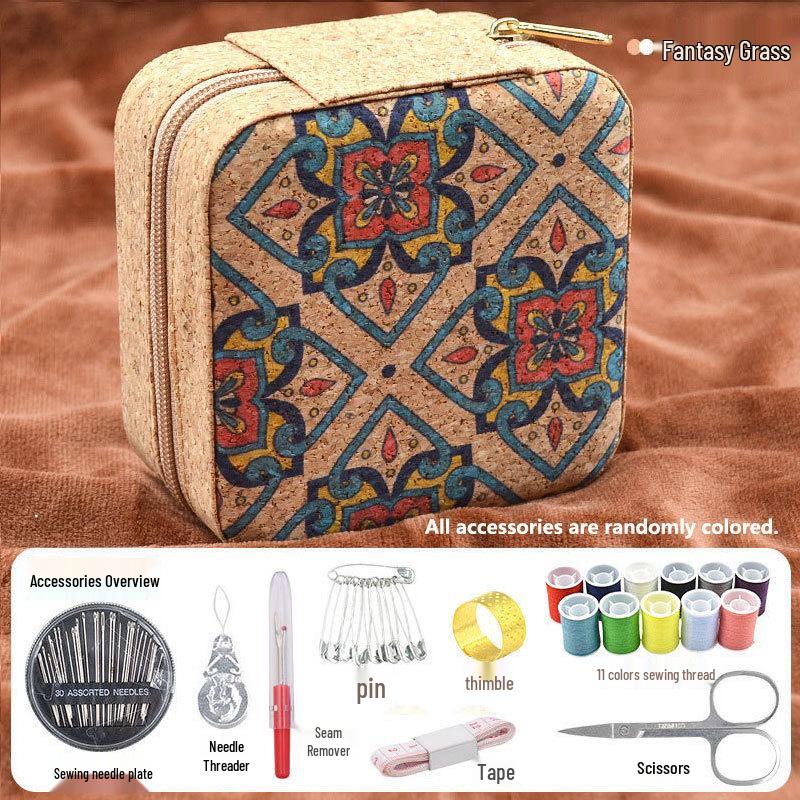 Portable Needle and Thread Kit - Home DIY Sewing Tool Set, Household Sewing Box