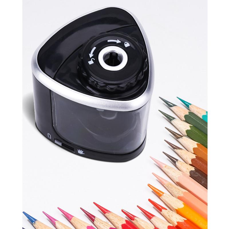 Elektrické ořezávátko Stolní automatické ořezávátko Vhodné pro tužky (6-8 mm) pro studenty školní kancelářské potřeby