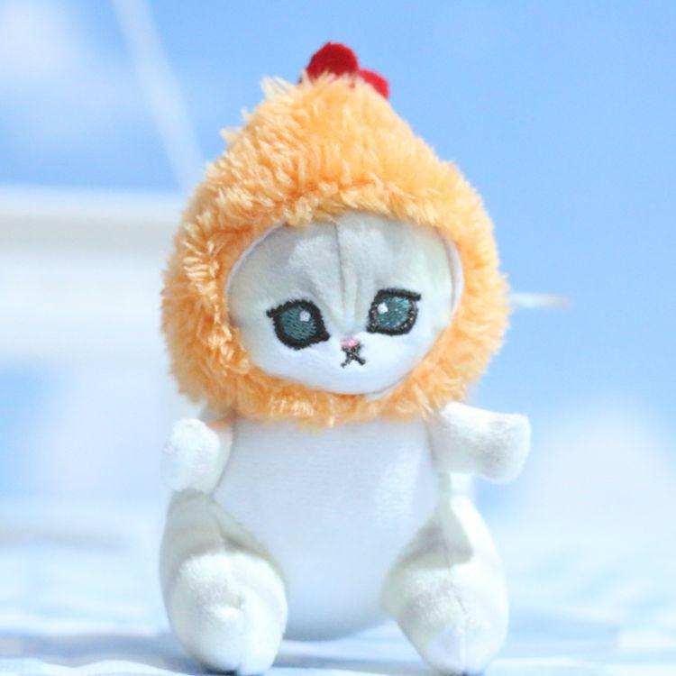 

Милый плюшевый брелок-подвеска в виде акулы и креветки 12cm оранжевый