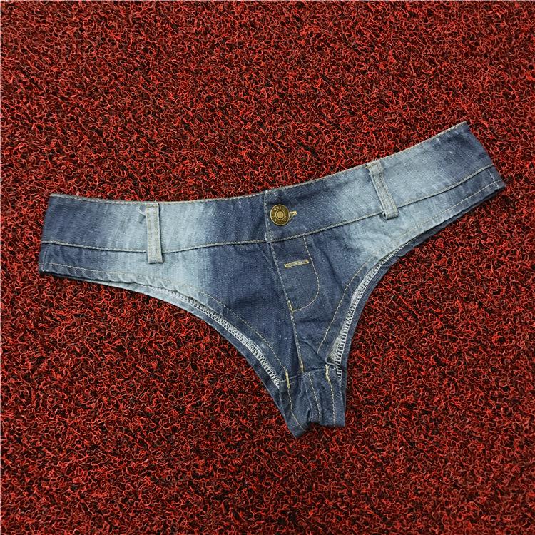 

Retro Washed Sexy Tight Denim Shorts - Women s Nightclub & Pole Dancing Hot Pants S темно-синий