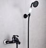 European Style Bathroom Shower Faucet Copper Brass Shower Set with Hand Shower Bathtub Mixers Taps Crane