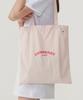 Covernat Woman Clover Heart Cooper Logo Seoul Eco Bag Light Pink