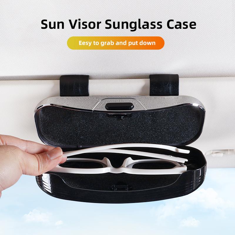 Cup Holders Car Visor Glasses Box Auto Sunglasses Storage Case For Volkswagen VW GTI Polo Golf Passat Tiguan Arteon Touareg CC T