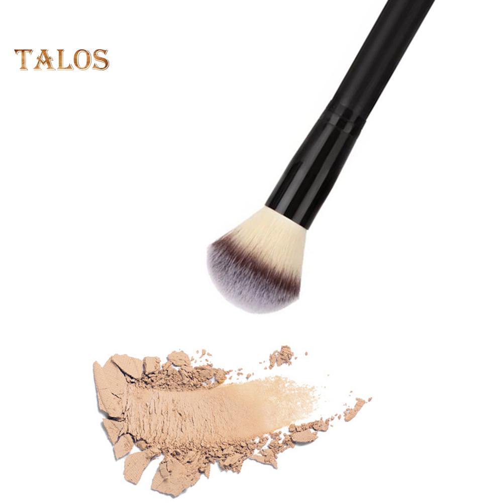 TMS Wooden Soft Loose Powder Blusher Makeup Brush Face Cosmetic Beauty Tool Makeup Tools Fashion