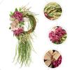 Artificial Hydrangea Wreath Home Decor Indoor Welcome Flower Vine Garland HangingFront Door Wedding Party