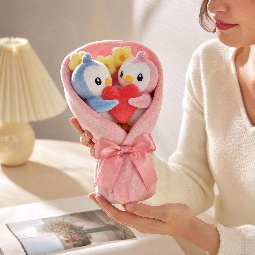 Cute Plush Stuffed Animal Doll Toy, Tagless, Soft and Cuddly for Kids and Toddlers