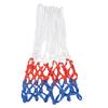 2pcs Heavy Duty Basketball Net Replacement White Red Blue Color Splicing Basketball Hoop Net