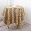 Chinese Character Printed Linen Tablecloth 150×50cm/200×150cm Dust Cover