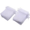 Set of 10 Practical Organza Gift Bag Storage Pouches for Jewelry and Supplies