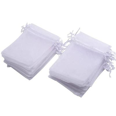  Set of 10 Practical Organza Gift Bag Storage Pouches for Jewelry and Supplies