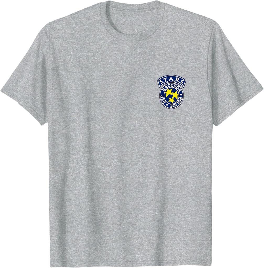 Resident Evil STARS Logo 100Cotton Unisex Shirt 2026 New Y2k Fashion Short Sleeve Special Tactics and Rescue Service Shirt