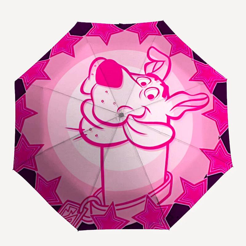 

1pc Scooby-Doo Automatic Folding Personality Personality Umbrella, Portable Collapsible Design, 8-Rib Iron Frame, All-Season Casual Outdoor Accessory