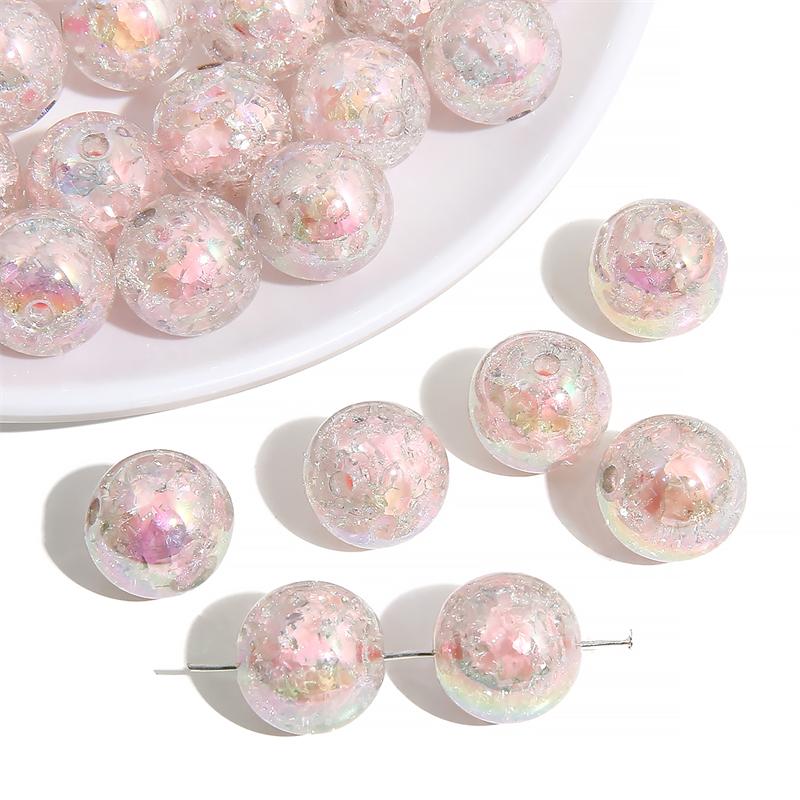 

Покрытие смолой цветные шарики попкорна бусины подвески для ювелирных изделий DIY ожерелье браслет аксессуары 16mm 5pcs