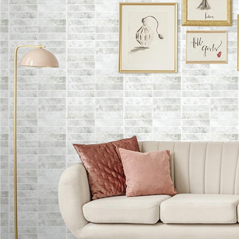 Self-adhesive Backsplash Wall Decals Brick Design Peel and Stick Wallpapers  for Kitchen Bathroom