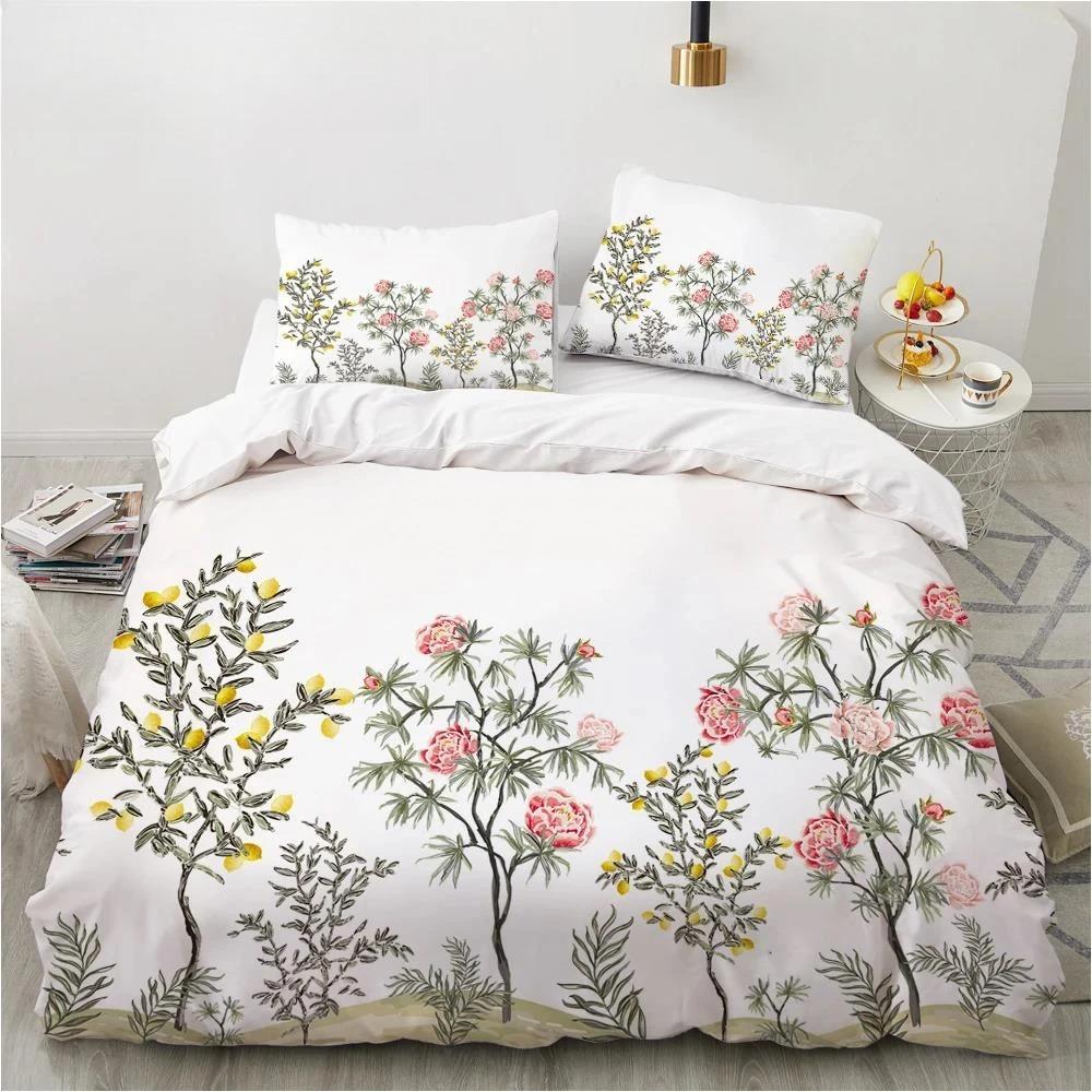 Luxury 3D Bedding Set Europe Double Duvet Cover Set Bed Linen Comfortable Blanket/Quilt Cover Bed Set Nordic Colour