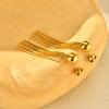 Exaggerate Luxury Long Tassel Earrings for Women, Stainless Steel Gold Color Drop Earrings, Fashion Statement Jewelry Gift
