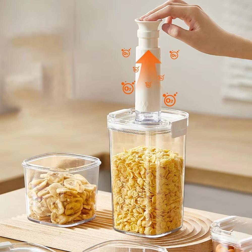 Moisture-proof Vacuum Sealed Tank Stackable Fresh Storage Box  Kitchen Storage