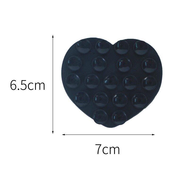 1Pc Backed Adhesive Sucker Pad For Fixed Pad Double Side Silicone Suction Pad For Mobile Phone Fixture Suction Cup