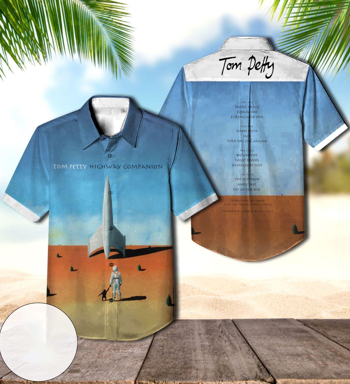 Highway Companion Album By Tom Petty And The Heartbreakers Hawaiian Shirt NI347 S