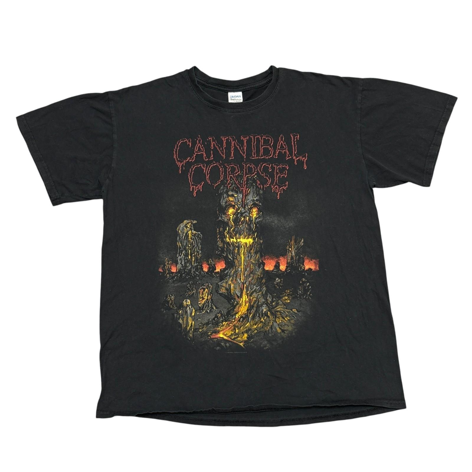 Cannibal Corpse Shirt Tour Concert Death Metal Band Tee Deicide Morbid Angel Unisex T-Shirt M