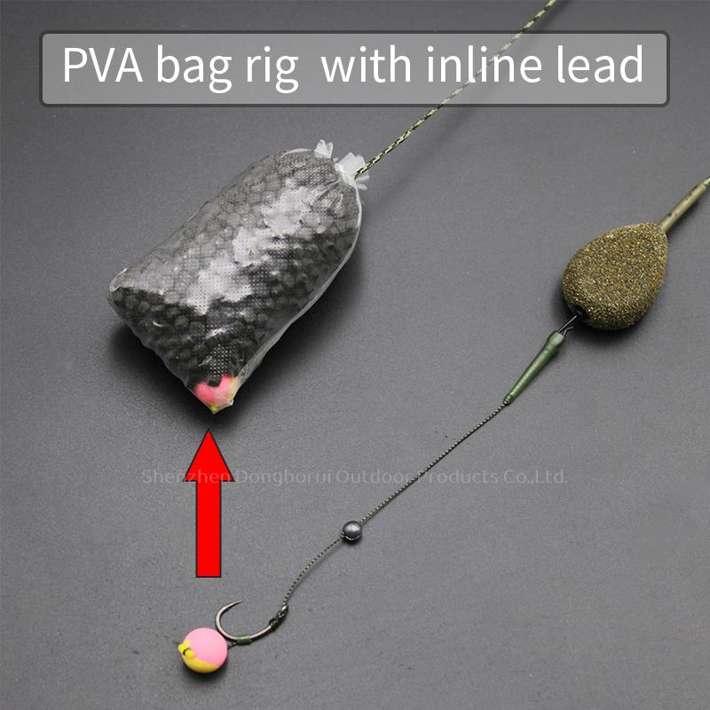 51 Piece Carp Fishing Accessories Kit PVA Bag Kit Bait Spoon For Carp Hair Rig Tool Carp Coarse Method Feeder Fishing Tackle