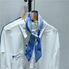 Torebka Szalik Kobiety Jedwabny Szalik Twill Cienkie Szaliki Panie Krzyż Litera Ribbondesign Ręcznik na Nadgarstek Foulard Zawiastka Opaska na Głowę