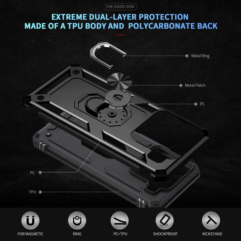 Shockproof Armor Bumper Case For Xiaomi 15 Pro Mi 15 5G Xiaomi15 Mi15 15Pro Car Magnetic Holder Ring Protect Cover