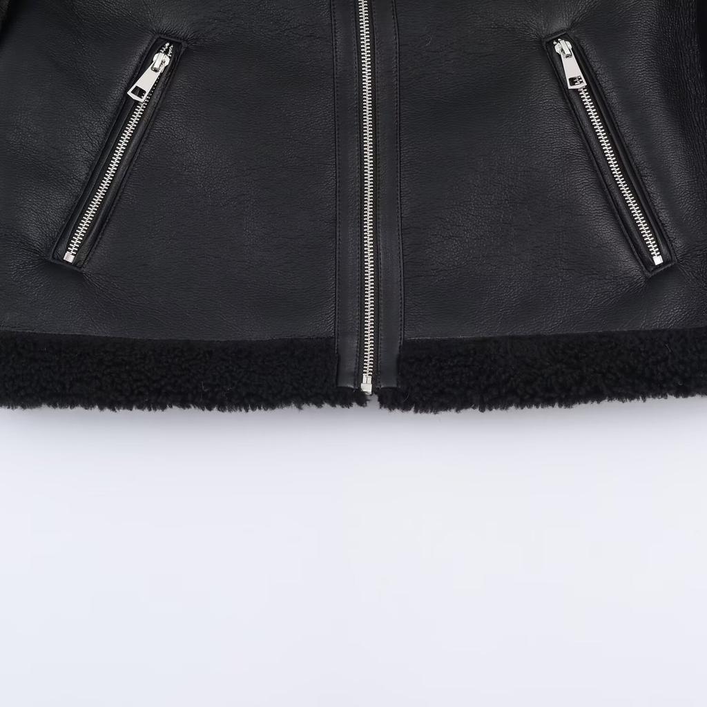 European and American Style, New Women's Clothing, Fashionable, Casual Double-sided Fleece Jacket 3046367