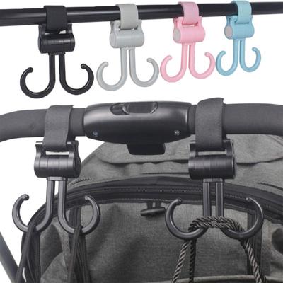 Baby Stroller Hook Car Back Seat Hooks Stroller Accessories Mommy Bag Hooks for Hangings Diaper Bags Purse Stroller