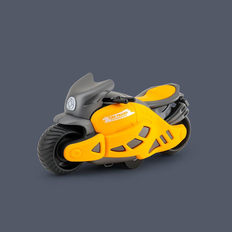 Children s Cartoon Motorcycle Toy - Inertial Car Model for Boys