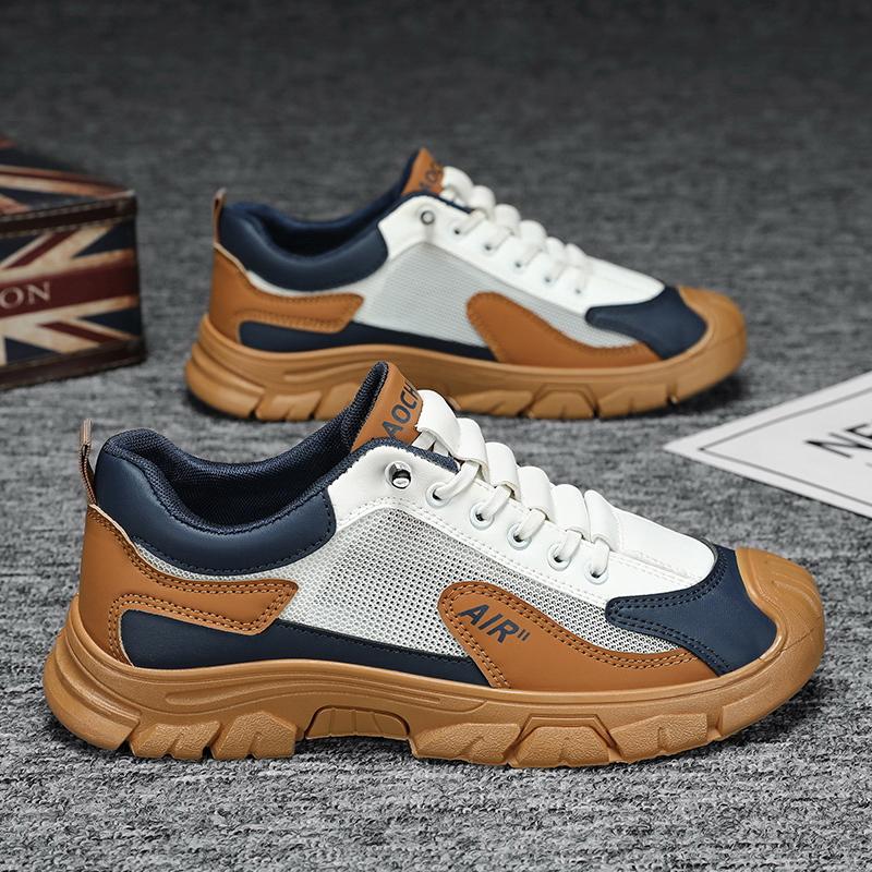 Новые мужские удобные спортивные туфли повседневная обувь корейская версия тренда обувь — фото 9