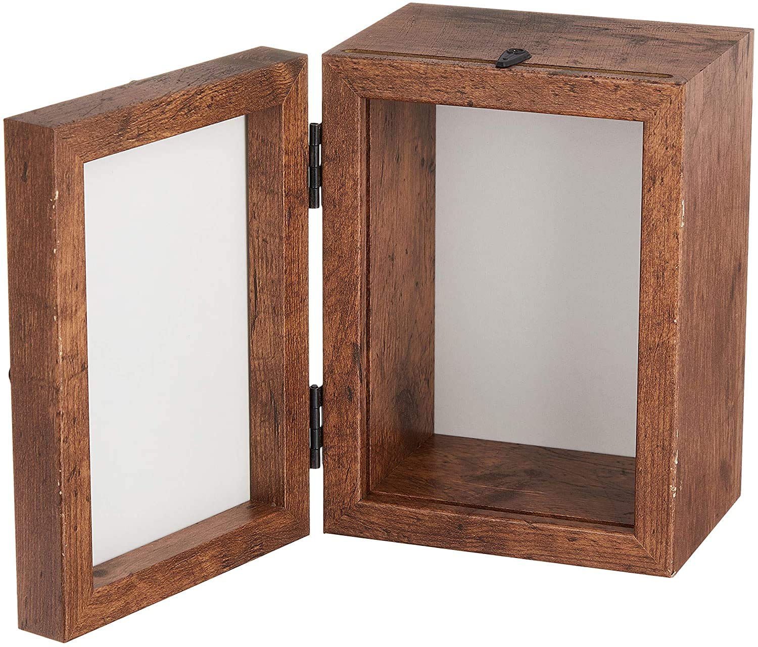 

Коробка для фото и рукоделия Maruwa Boeki, вертикальная, коричневая, 4008451-02, отделка под дерево, для фоторамок, мелких предметов и прочих товаров