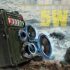 Emergency Solar Hand-Crank Radio and Flashlight for Disaster Preparedness