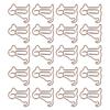 20pcs Shaped Paper Clips Animal Dog Shapes  Gold Light Portable Fun Organizing Metal Clips for D
