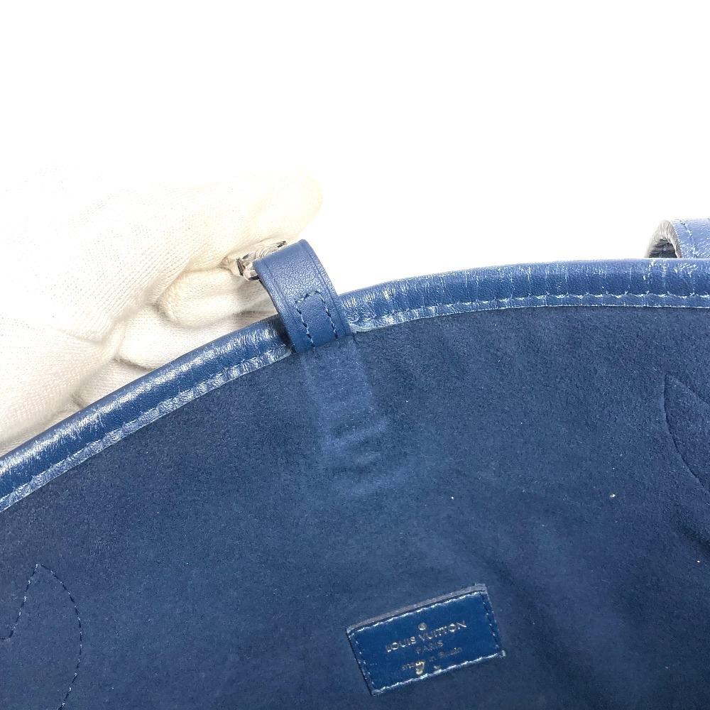 Louis Vuitton M40885 Epi Neverfull MM Tote Bag Shoulder Bag Indigo Blue Navy