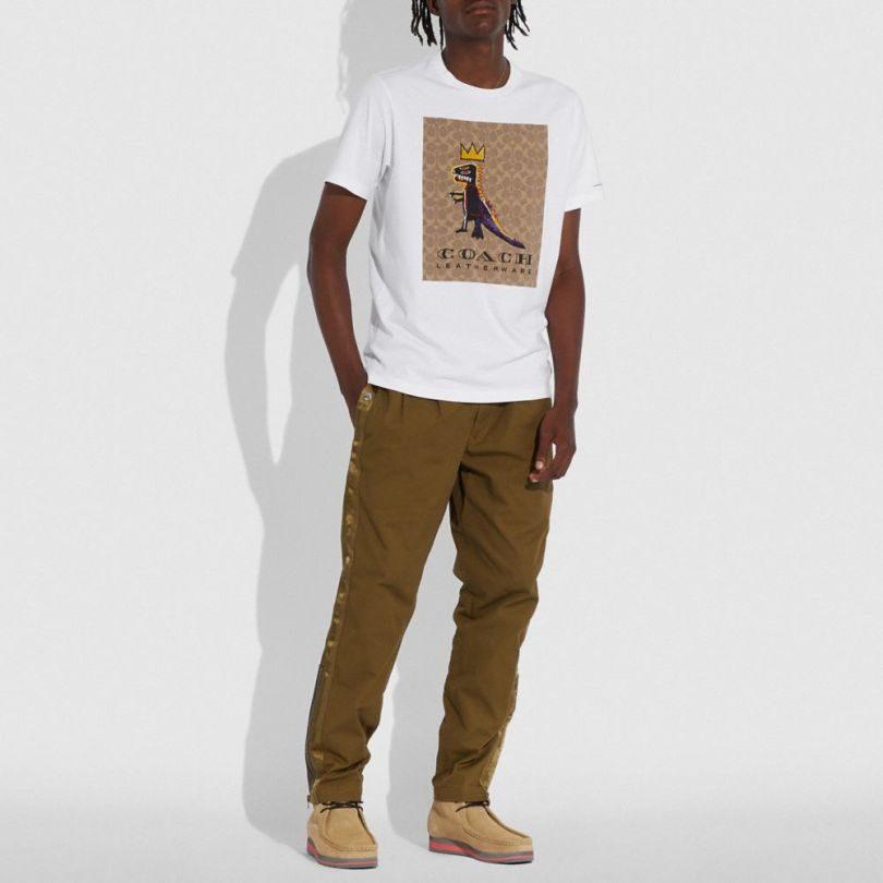 COACH x JEAN MICHEL BASQUIAT SS23 T Shirt Men's 6669-WHT