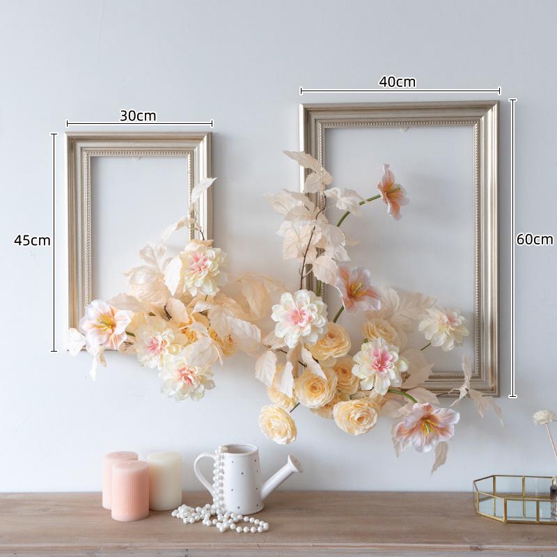 Floral Art Photo Frame Set for Wall and Window Decoration